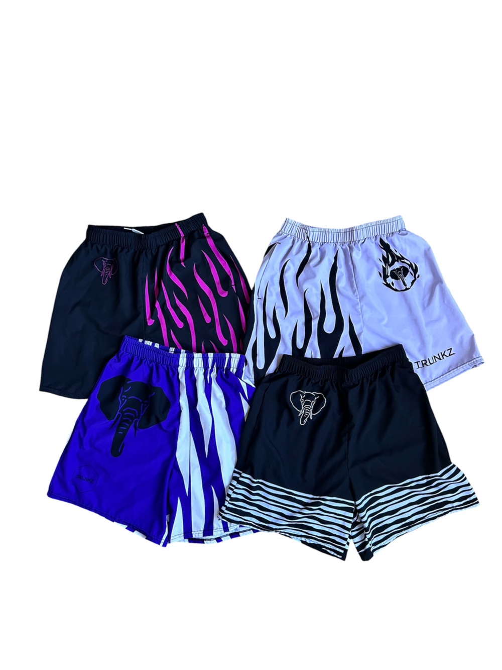 Bundle of Four Men’s Quick Dry Shorts by Trunkz size medium
